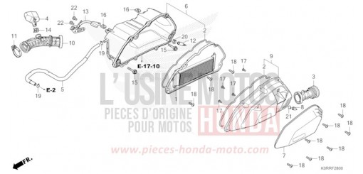 FILTRE A AIR SH125ADR de 2024